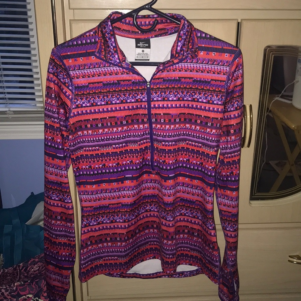 Nike pro Dri-fit half zip